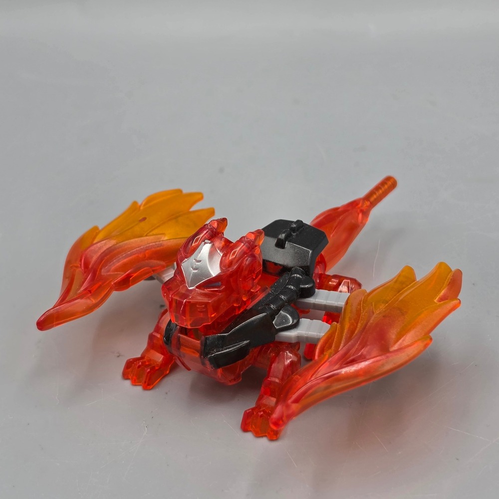 Tomy Beast Saga BS-41 Fire Phoenix Translucent Red Dragon Figure Toy